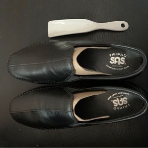 Brand New, SAS Shoes Dream Moccasin; Black; 10 M